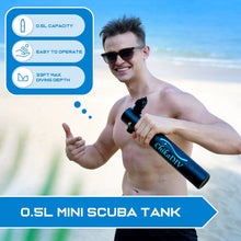 0.5L Mini Scuba Tank Kit for Snorkeling & Emergency Diving
