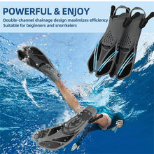 Adjustable Swim Fins for Adults & Kids Beginners