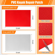 Inflatable Paddle Board Repair Kit with TPU & PVC Patches, Glue, Valve Wrench and Applicator