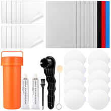 Inflatable Paddle Board Repair Kit with TPU & PVC Patches, Glue, Valve Wrench and Applicator