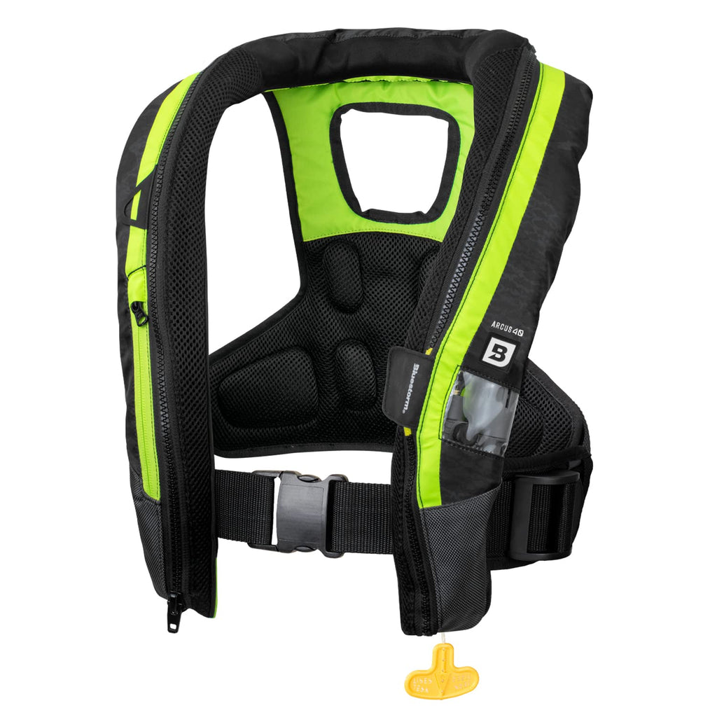 Adult Automatic Inflatable PFD Life Jacket with Manual Ripcord