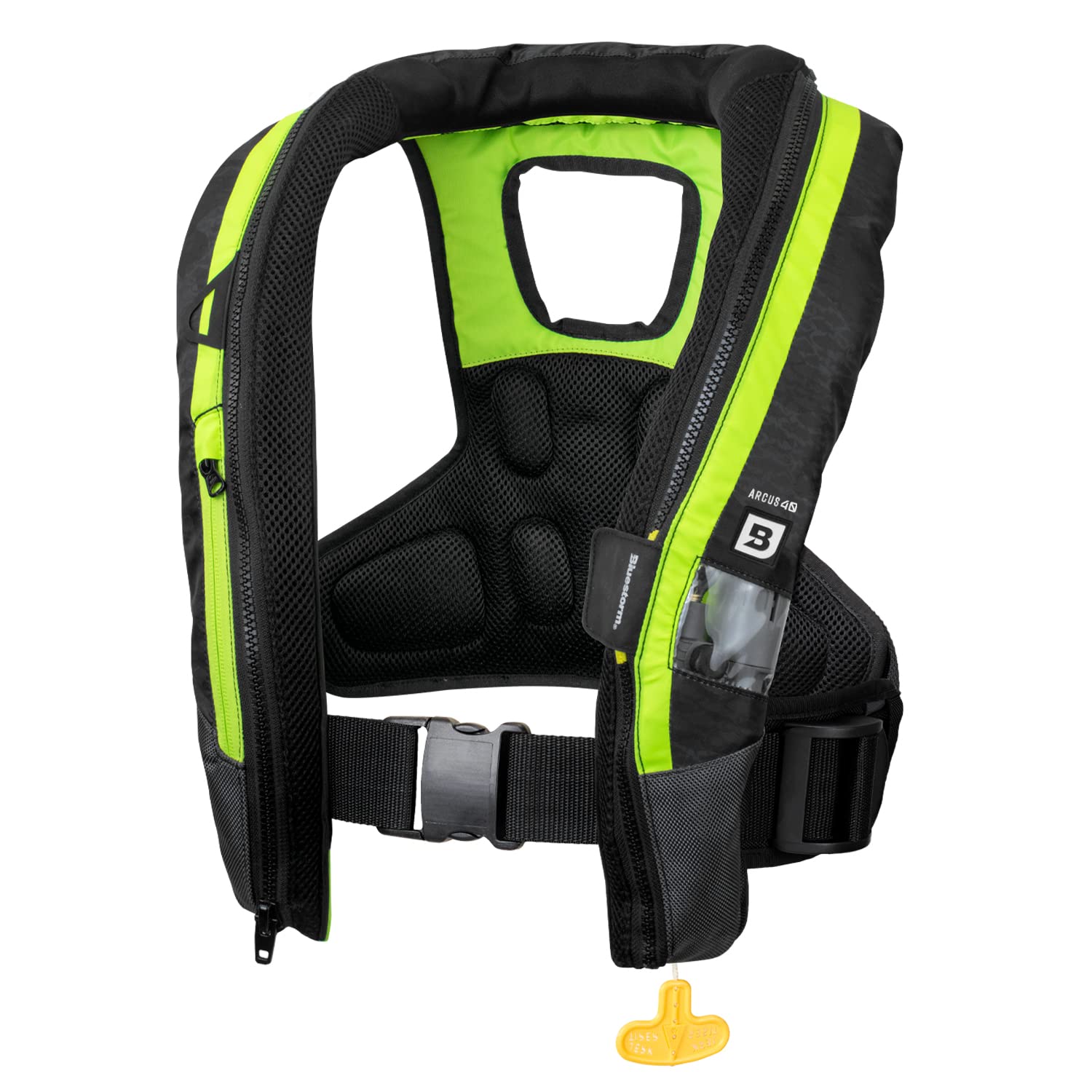 Adult Automatic Inflatable PFD Life Jacket with Manual Ripcord