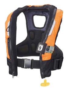 Adult Automatic Inflatable PFD Life Jacket with Manual Ripcord