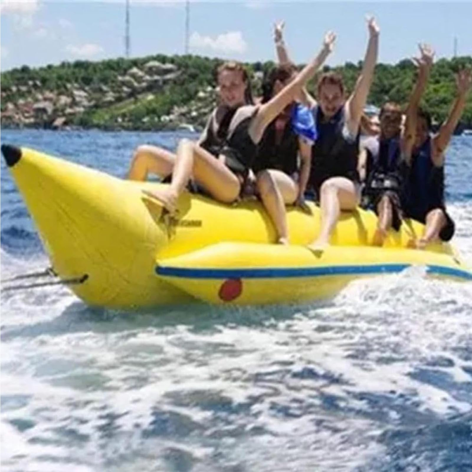 Heavy-Duty Inflatable Banana Boat Towable for Water Sports