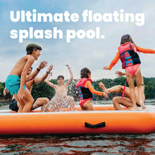 Inflatable Floating Water Mat for Lake & Boat Lounging