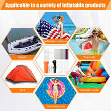 Inflatable Paddle Board Repair Kit with TPU & PVC Patches, Glue, Valve Wrench and Applicator