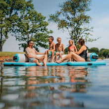 Lightweight Inflatable Floating Mat for 4–6 People, 1450 lb Capacity