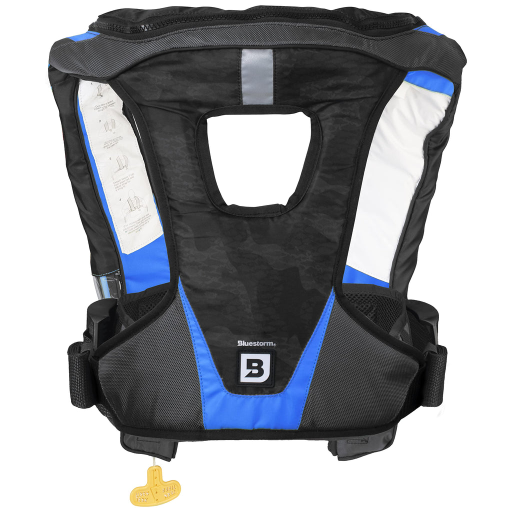 Adult Automatic Inflatable PFD Life Jacket with Manual Ripcord
