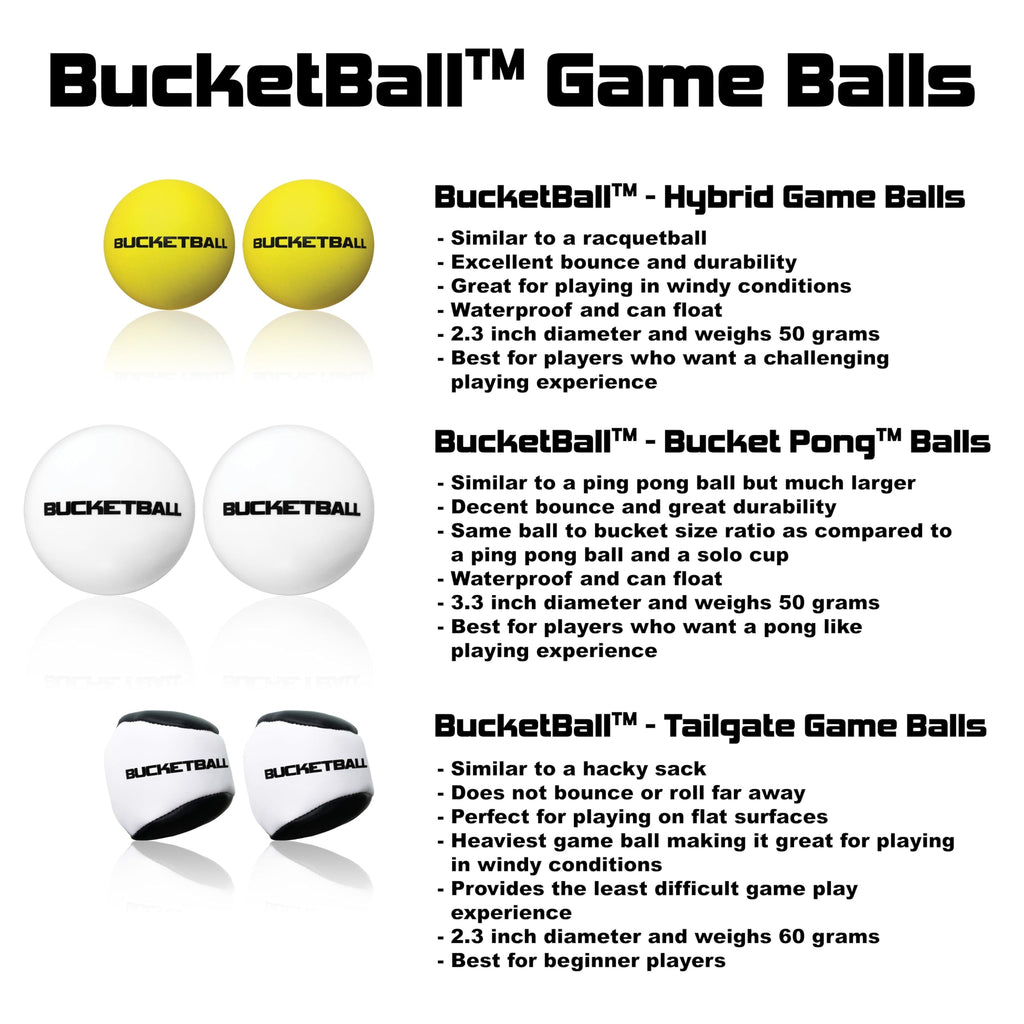 Portable Bucket Toss Game Set for Beach, Pool, Lawn & Camping