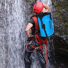 20L Waterproof Roll Top Dry Bag Backpack with Zippered Pocket