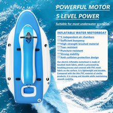 2-in-1 Electric Underwater Scooter & Inflatable Jet Ski 700W 11 km/h