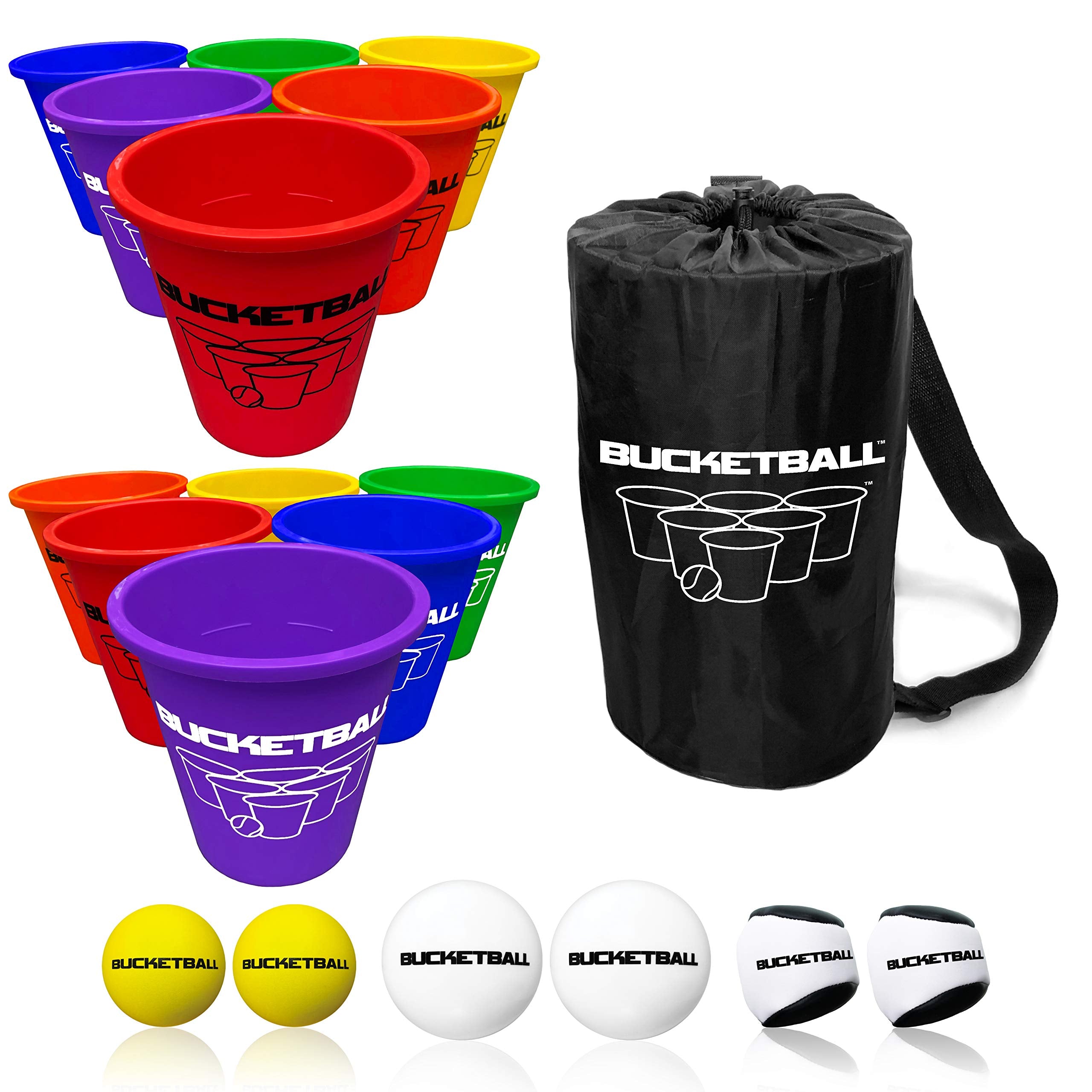 Portable Bucket Toss Game Set for Beach, Pool, Lawn & Camping