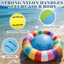 6-Person Inflatable Towable Water Tube with Electric Pump
