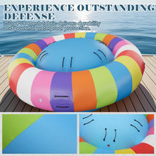 6-Person Inflatable Towable Water Tube with Electric Pump