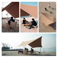 Large Beach Sun Shelter Tent for 6+ People, 165 × 95 in