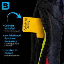 Adult Automatic Inflatable PFD Life Jacket with Manual Ripcord