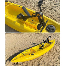 Kayak Pedal Drive System with Rudder for Inflatable Kayaks & SUPs