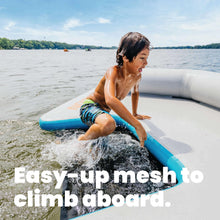 Lightweight Inflatable Floating Mat for 4–6 People, 1450 lb Capacity