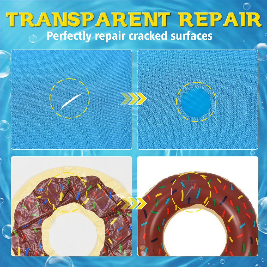 Inflatable Repair Patch Kit for Air Mattresses, Pool Liners, Hot Tubs, Tents & Inflatables