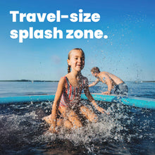 Inflatable Floating Dock with Mesh Splash Zone, 550 lb Capacity